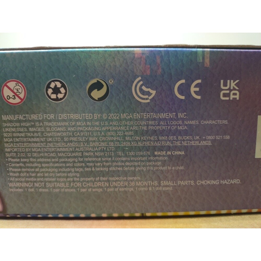 SHADOW HIGH ELIZA McFEE Rainbow Vision DOLL Costume Ball Special Edition SEALED - Picture 13 of 16